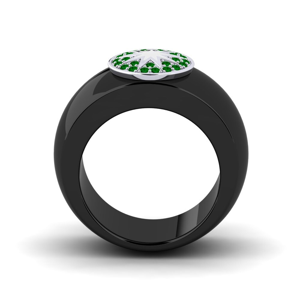 Zircônia Verde Anel Cuit