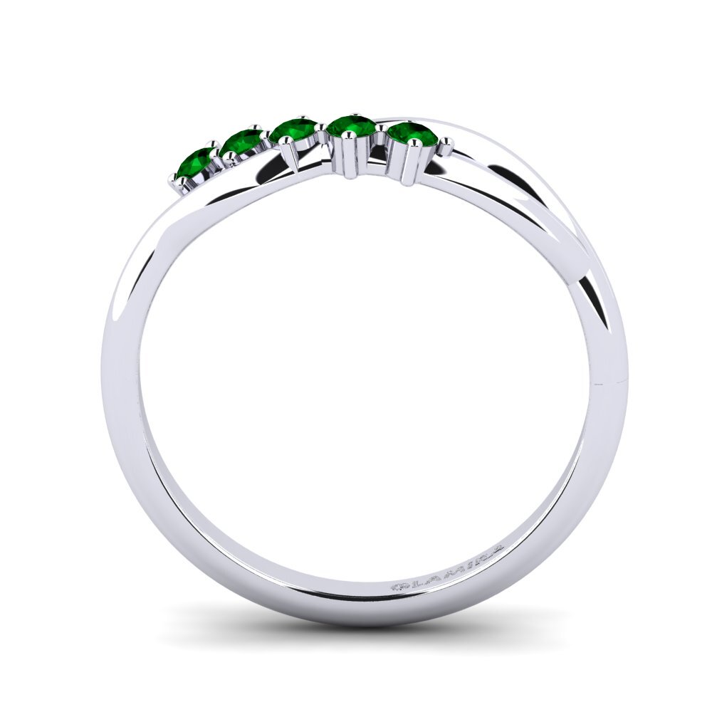 Zircônia Verde Anel Curateur