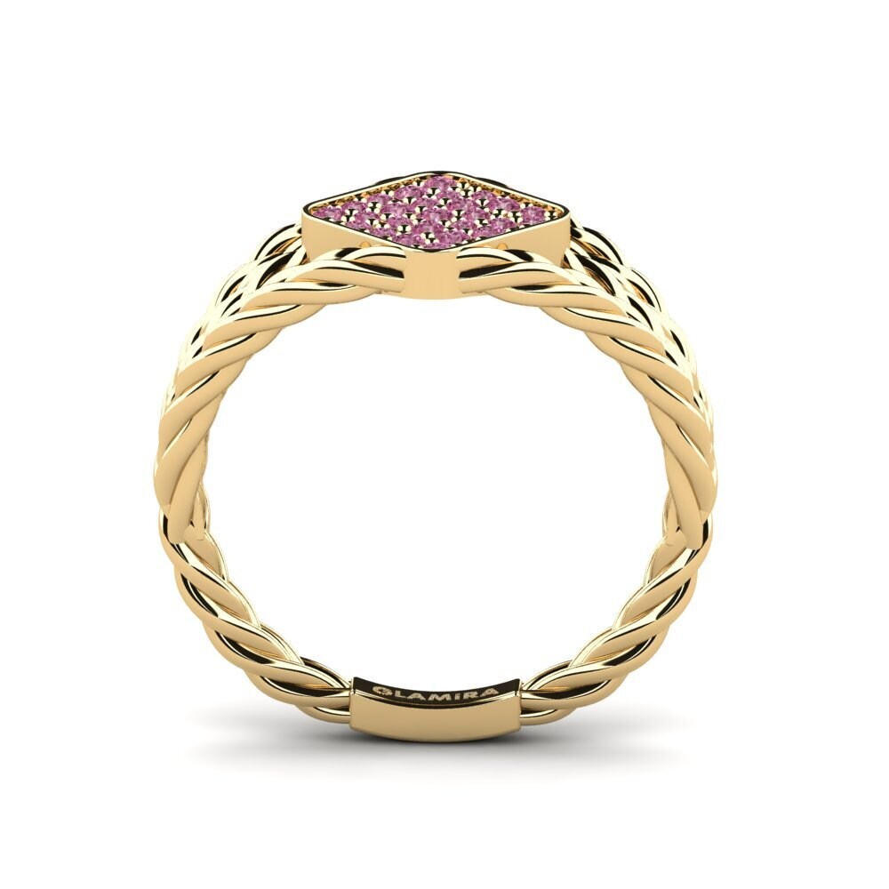 Rhodolite Garnet Ring Curvebend