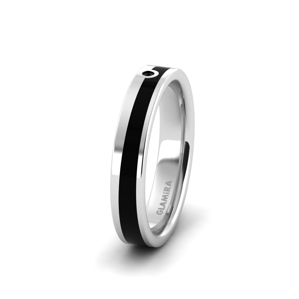 Classic Black Onyx Women’s Wedding Rings