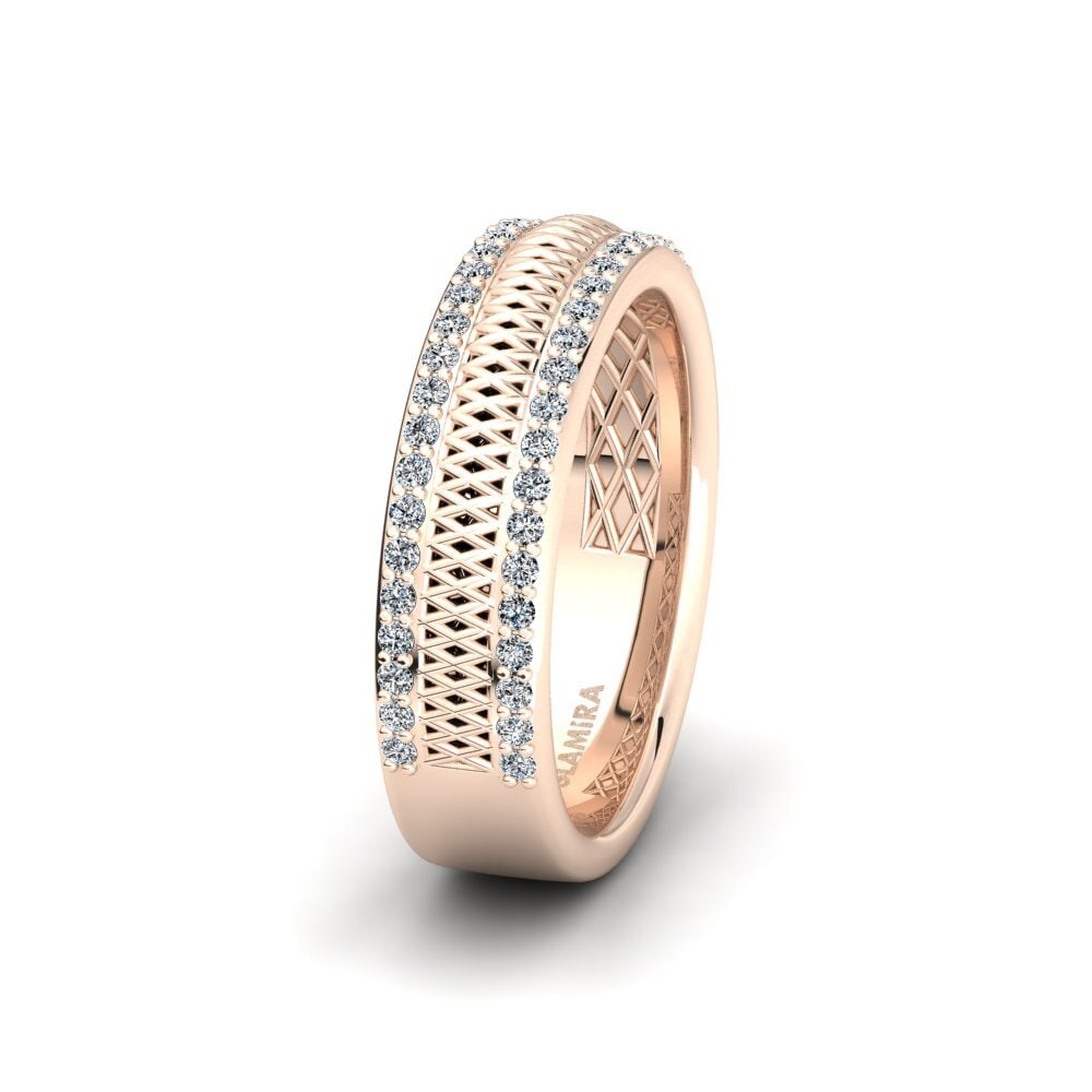 14ct Rose Gold Ring Cute Sleek SET