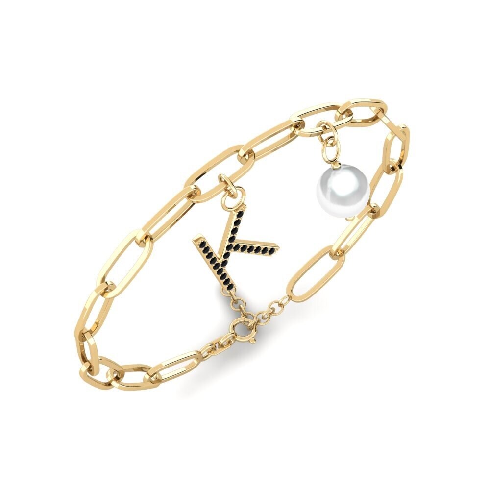 Black Diamond Paperclip Bracelet Cuvette - K