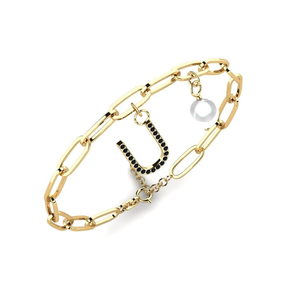 Black Diamond Paperclip Bracelet Cuvette - U