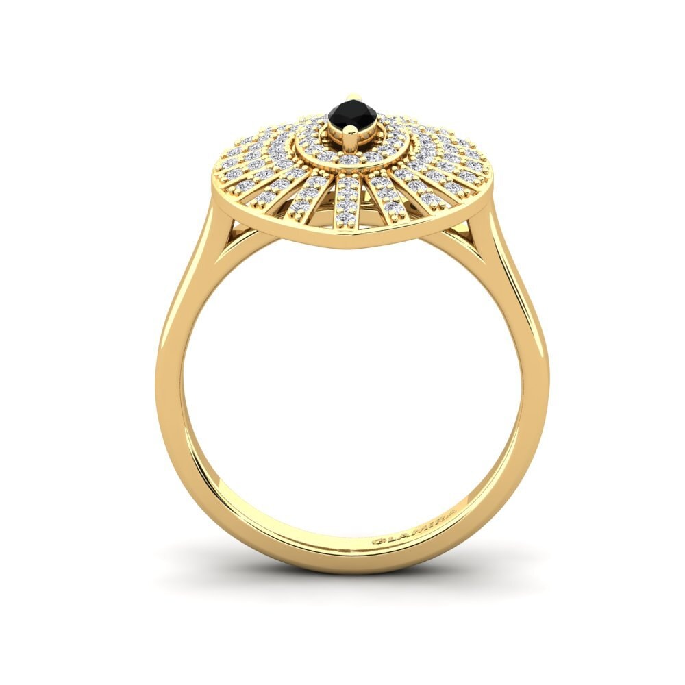 Black Sapphire Ring Cynesige