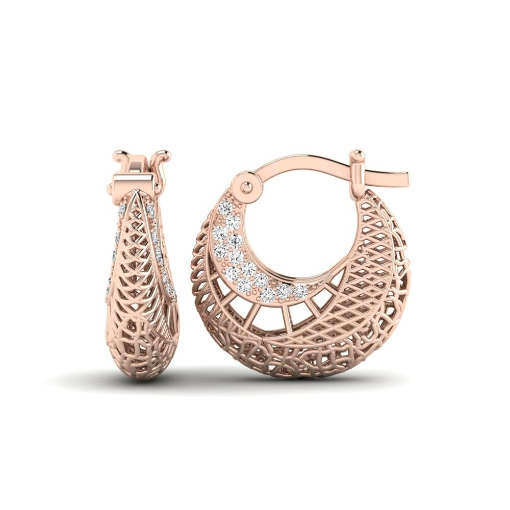 Moissanite Boucle d'oreille femme Cynisme