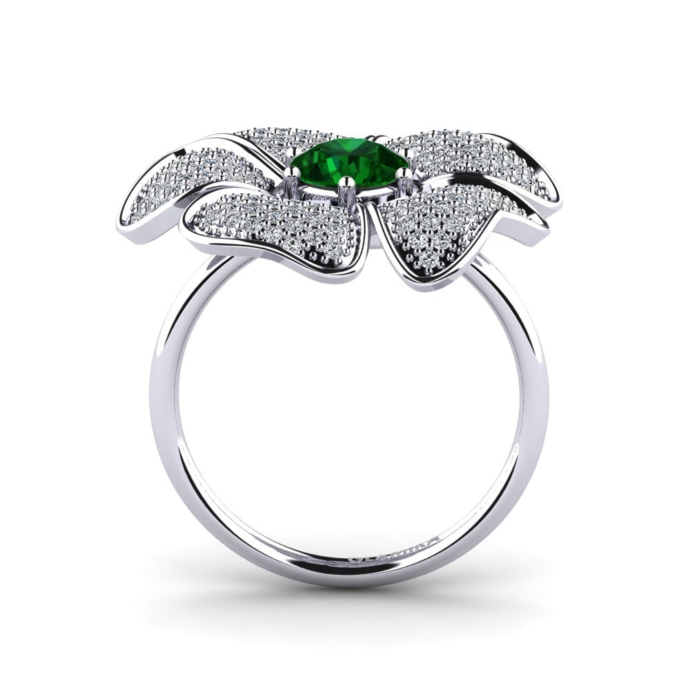 950 Palladium Tsavorite Ring Cyrillus