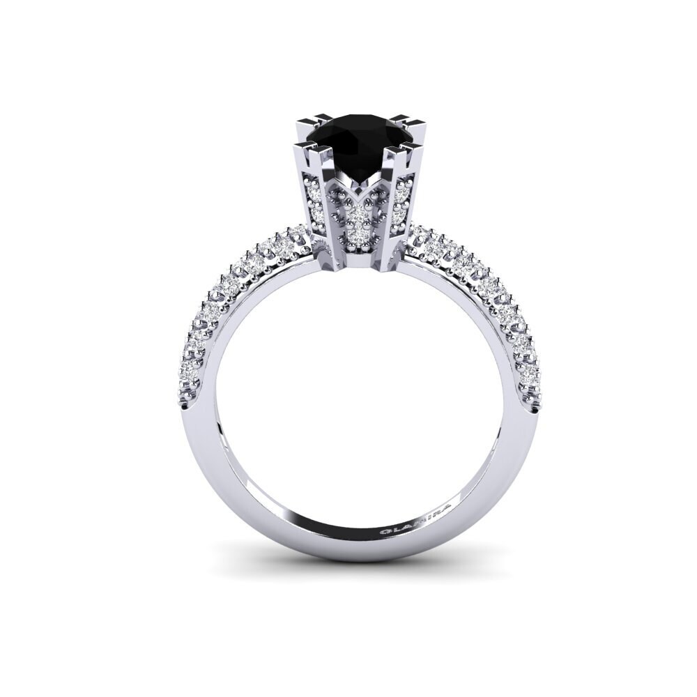 Black Onyx Bridal Set Swanky Ring A