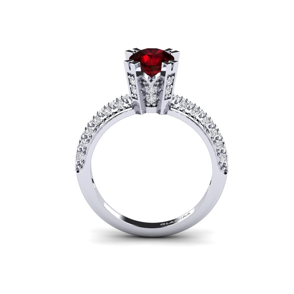 Garnet Bridal Set Swanky Ring A