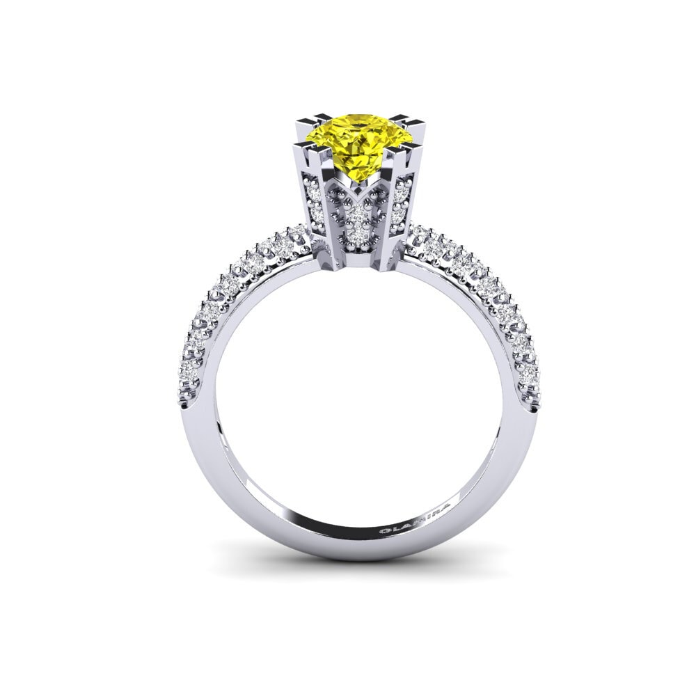 Yellow Diamond Bridal Set Swanky Ring A