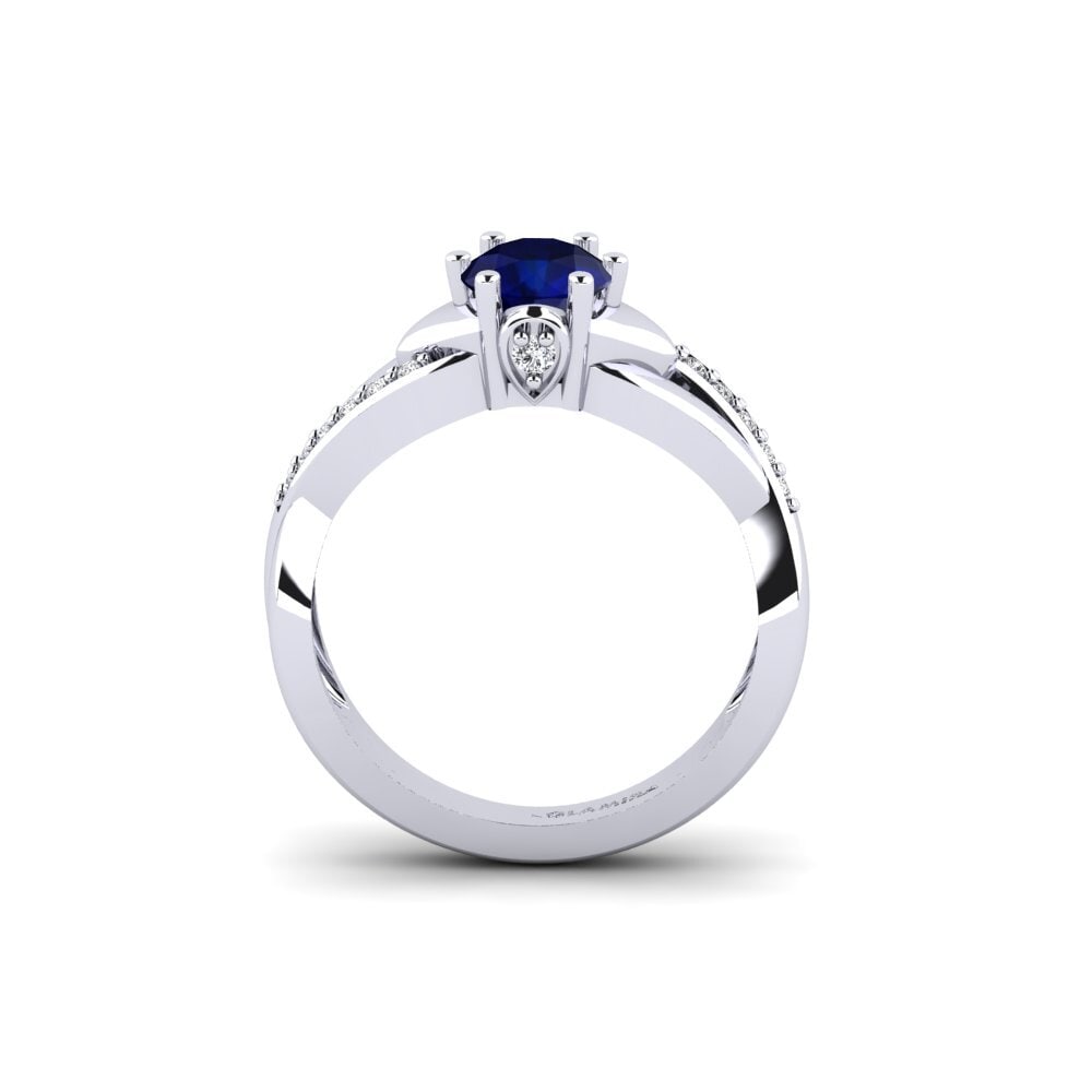 Sapphire Bridal Set Puffin Ring A