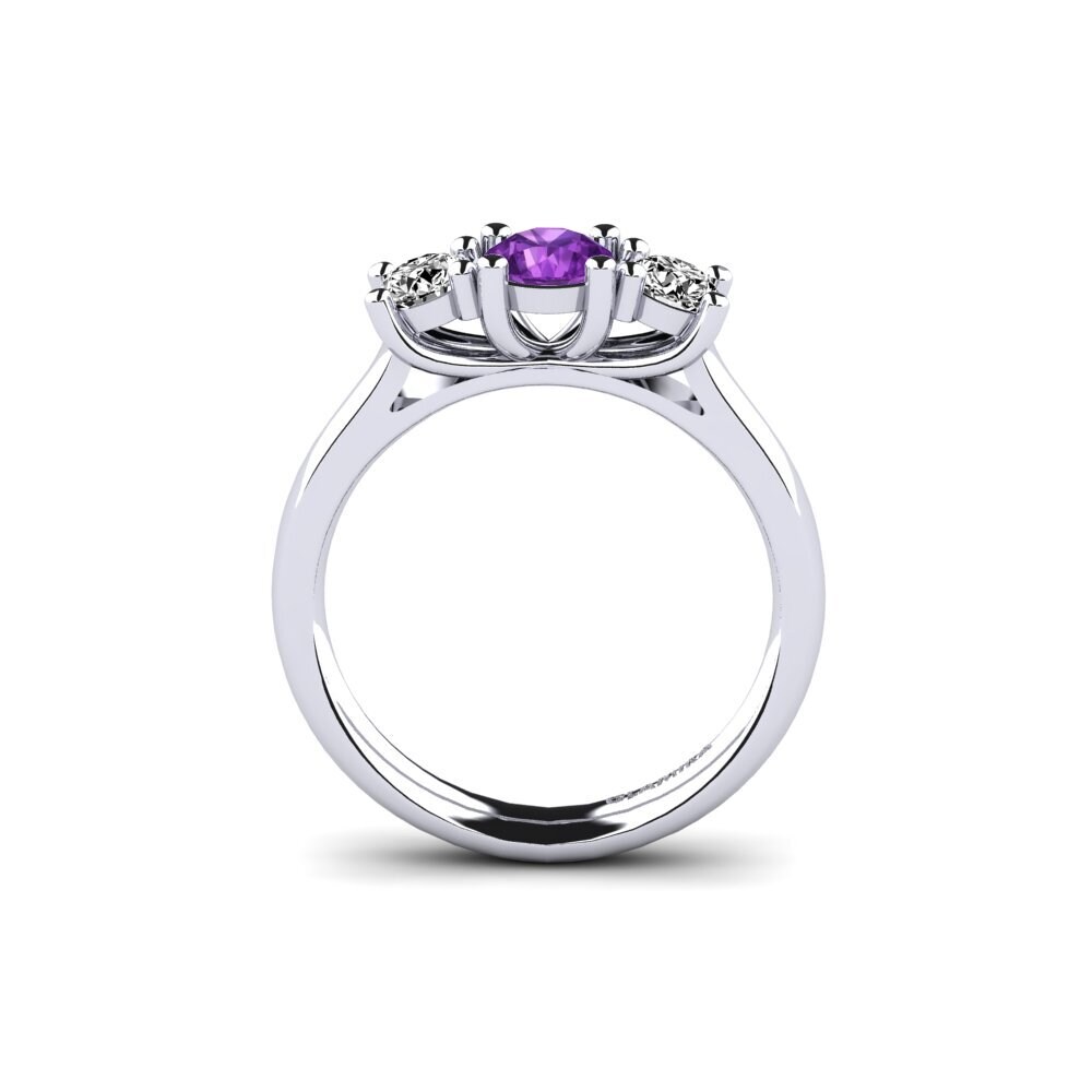 Amatista Set de Anillos Lovebirds-Anillo A
