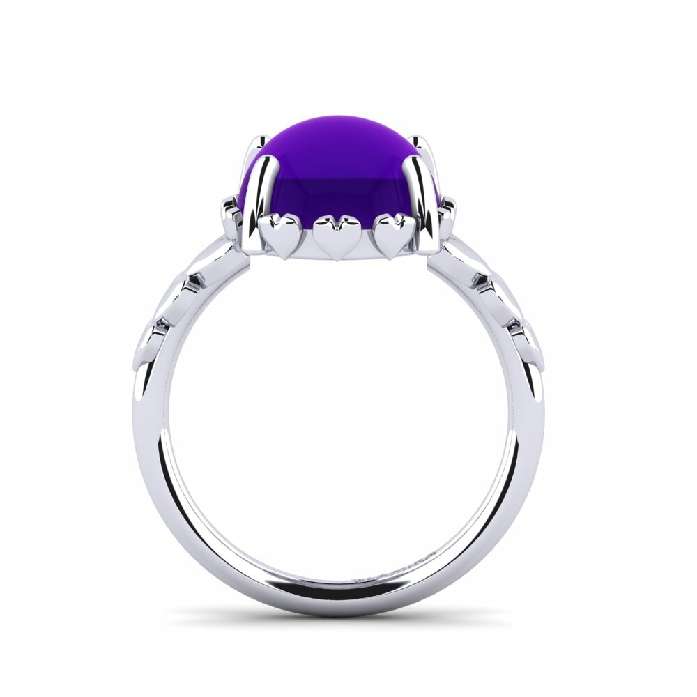 Améthyste Cabochon Bague Dabnia