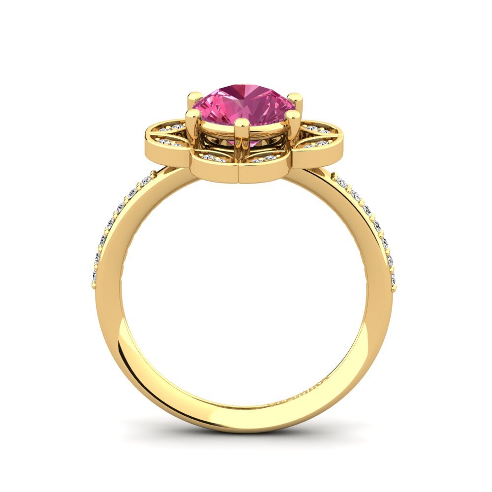 Pink Tourmaline Ring Dabria