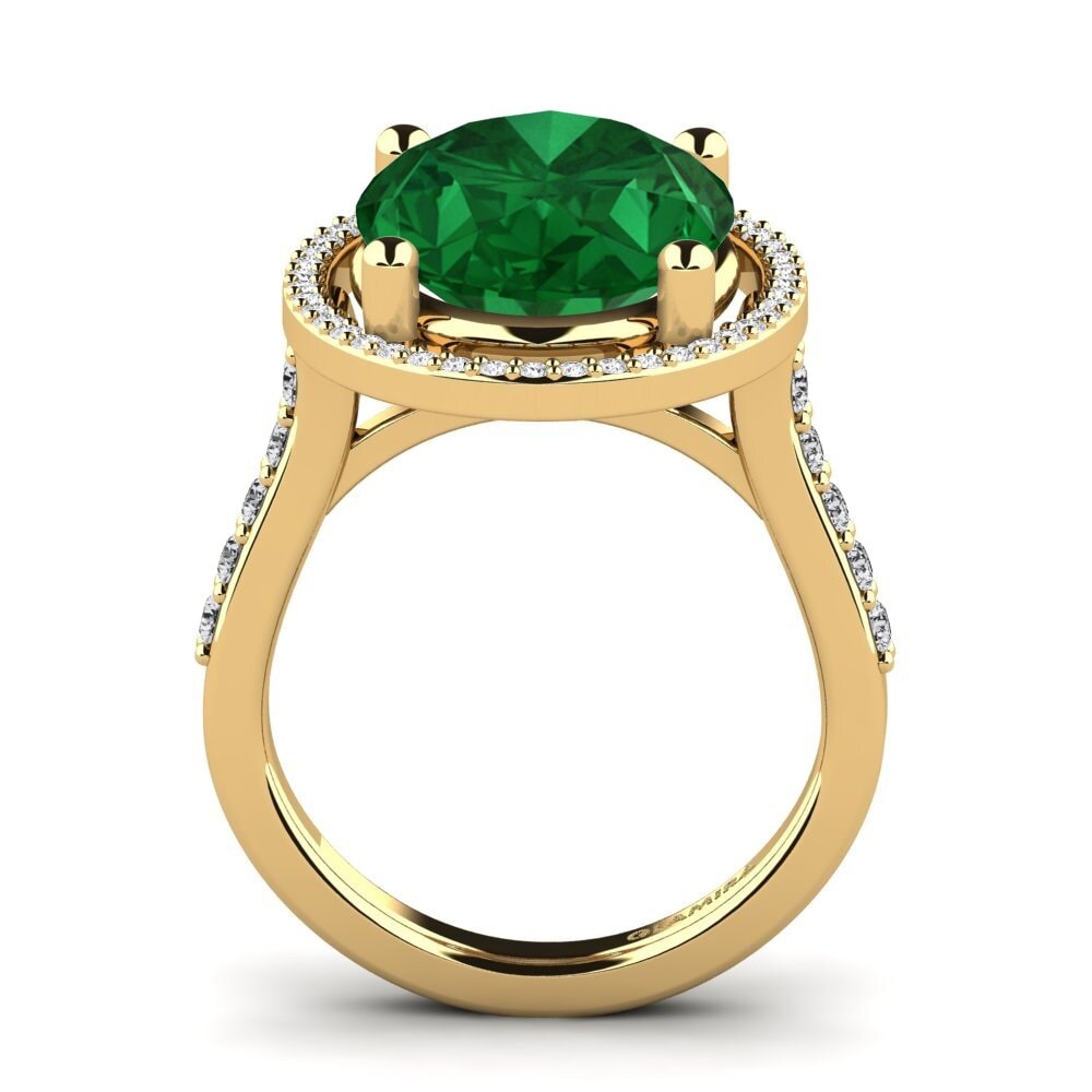 14k Oro Amarillo Anillo Dacia