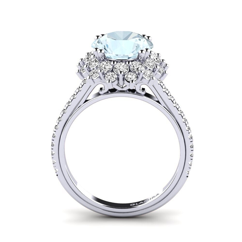 Aguamarina Anillo de compromiso Daffney 3.0 crt