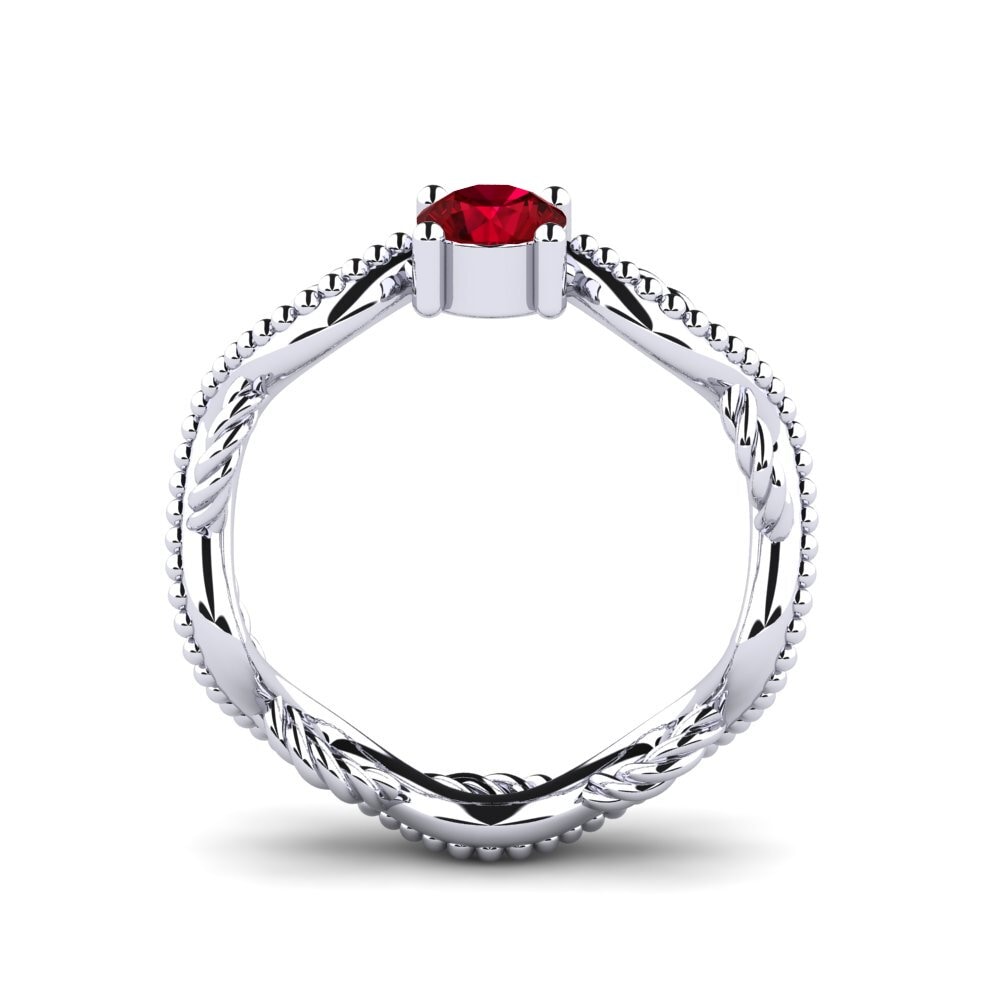 Red Zirconia Women's Ring Daister