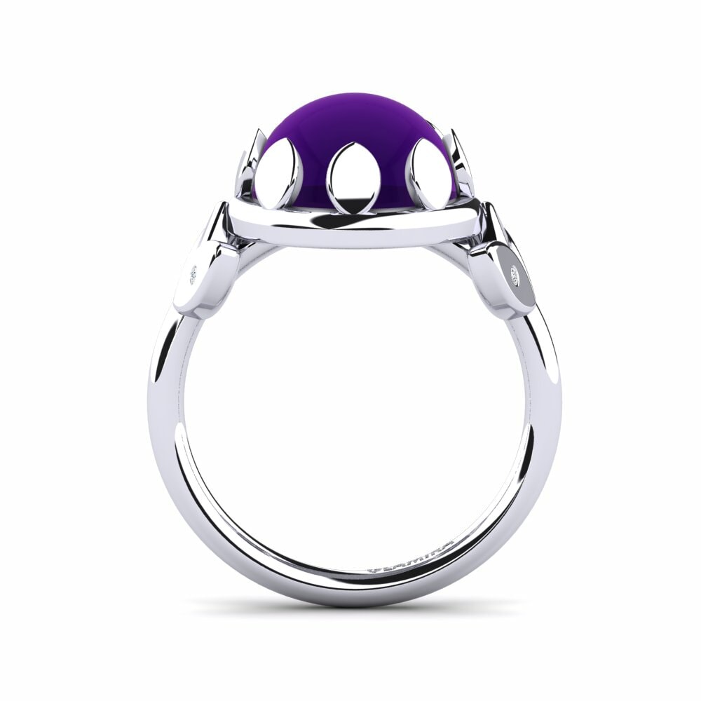 Améthyste Cabochon Bague Danaline