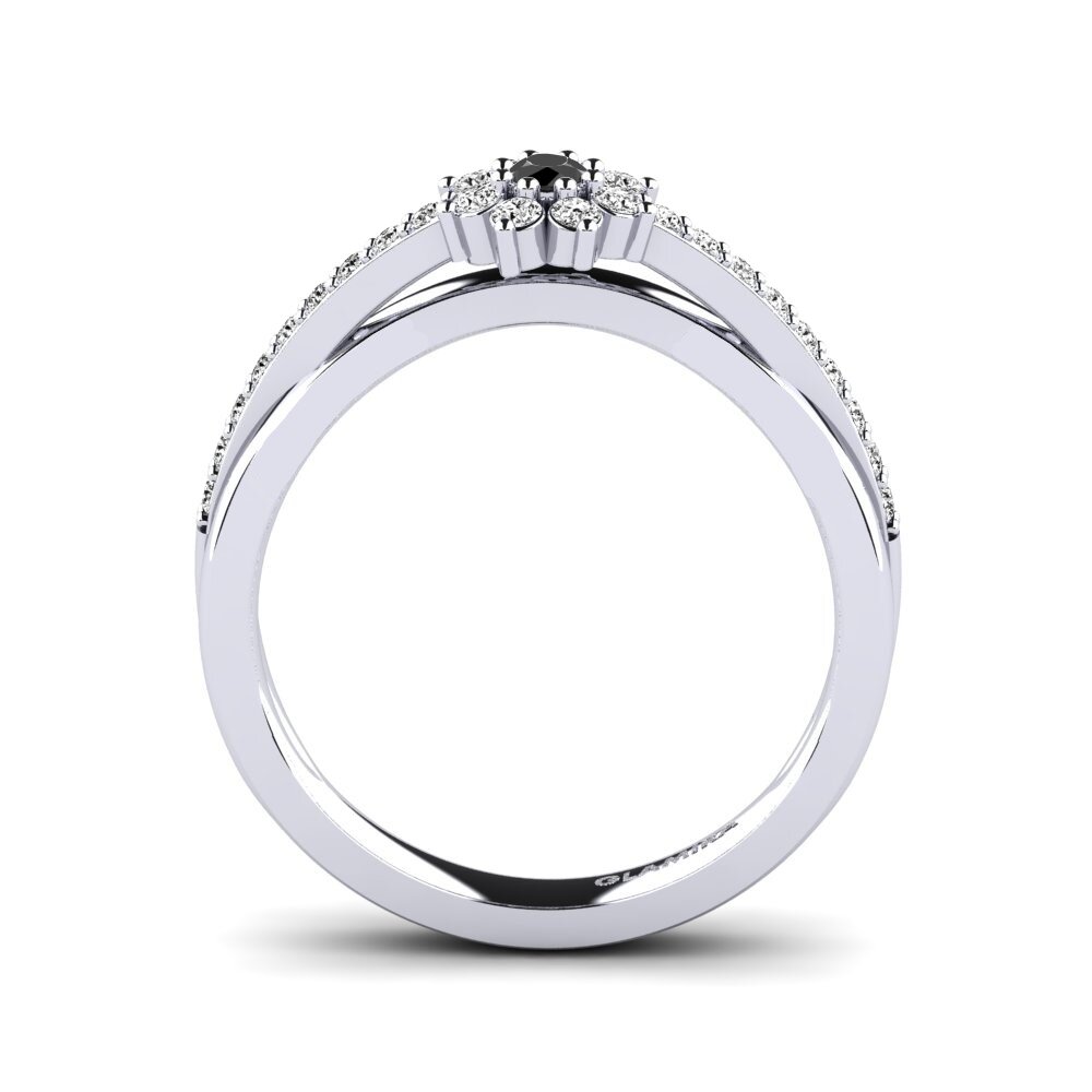Ónix Negro Anillo de Mujer Dansome