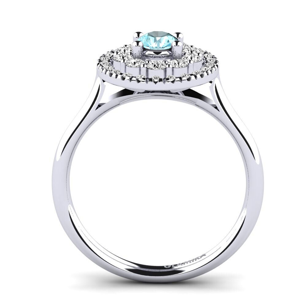 Aquamarine Engagement Ring Dante