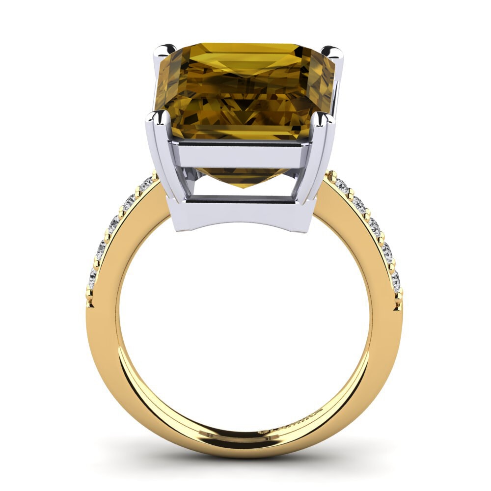 14ct Yellow / White Gold Ring Darcie