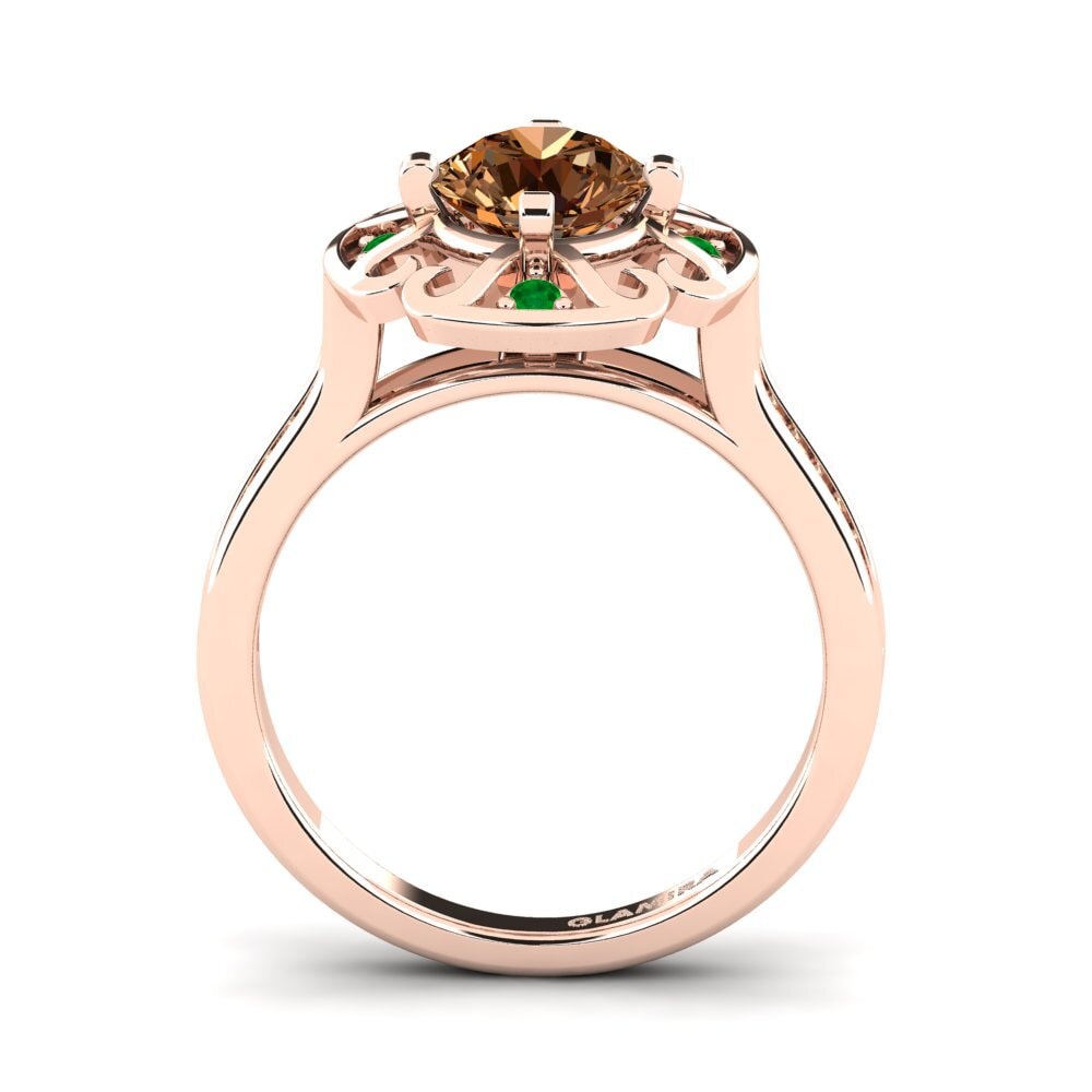 Brown Diamond Engagement Ring Darlia