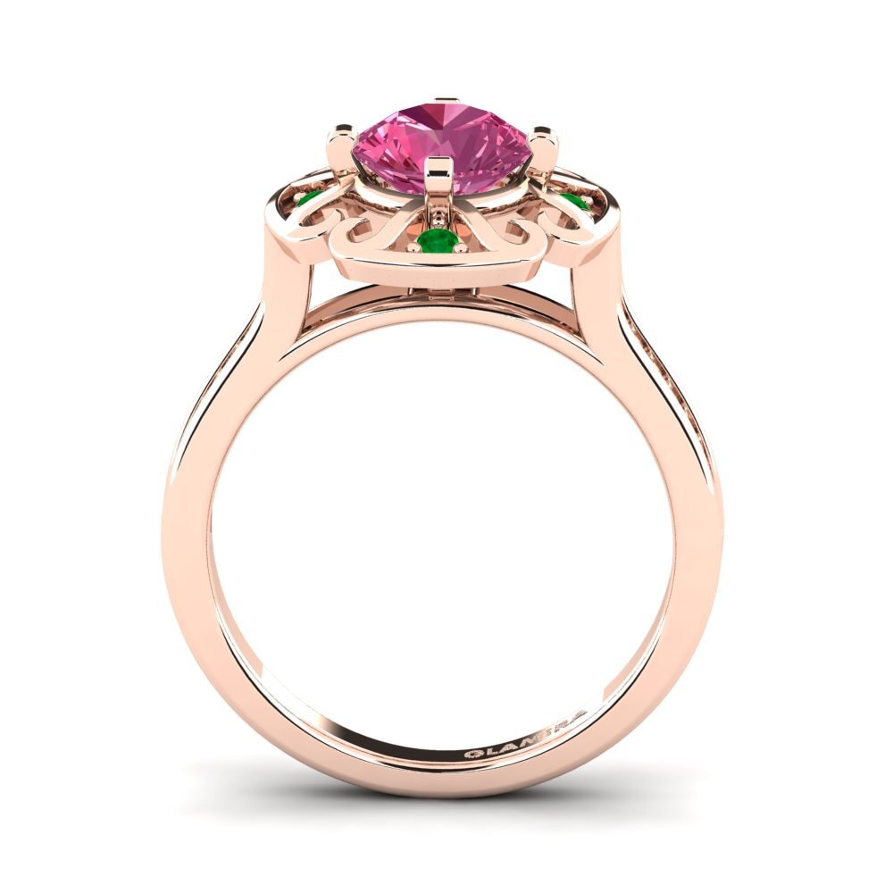 Pink Tourmaline Engagement Ring Darlia