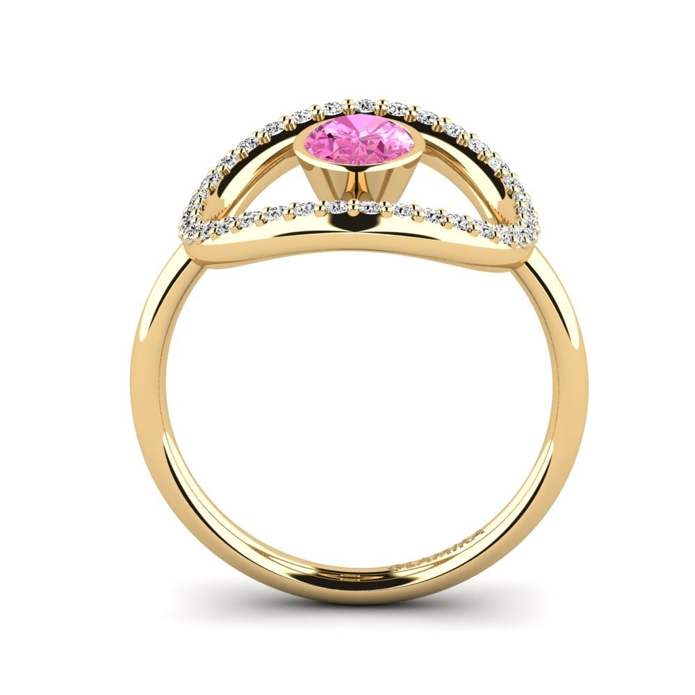 Pink Topaz Ring Darlik