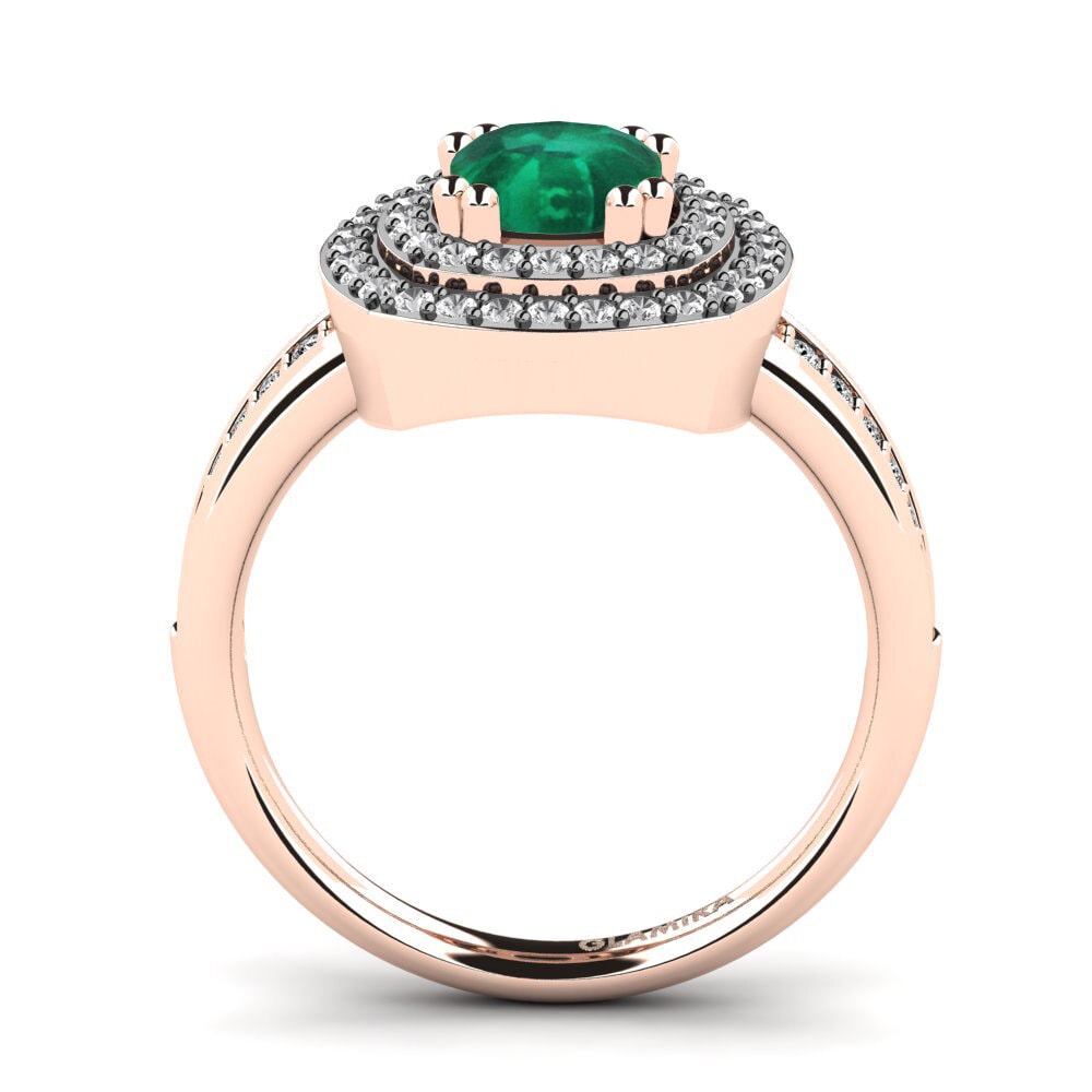 Emerald Engagement Ring Darline