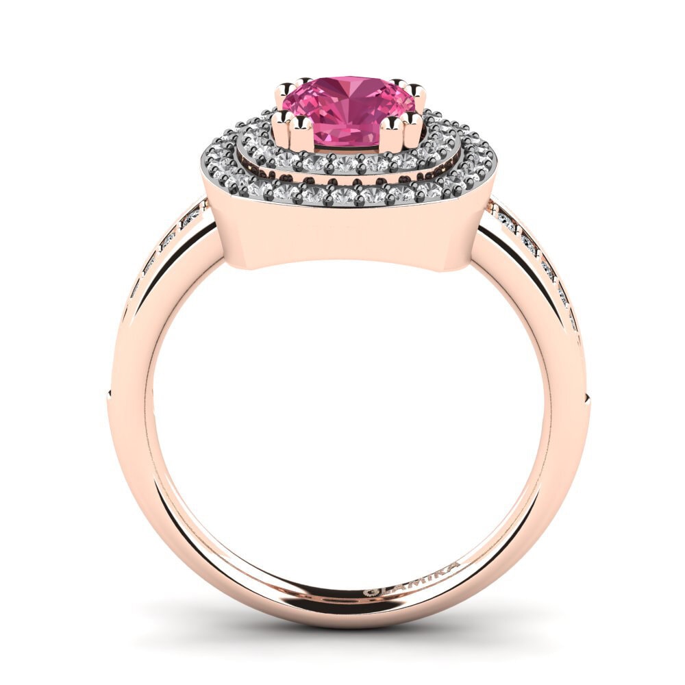 Pink Tourmaline Engagement Ring Darline