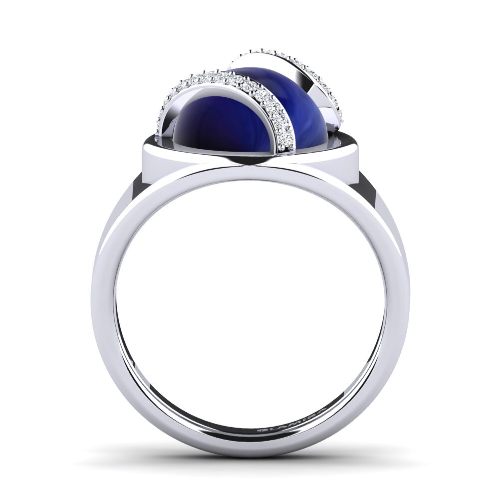 Zafiro Cabujón Anillo Darnetta