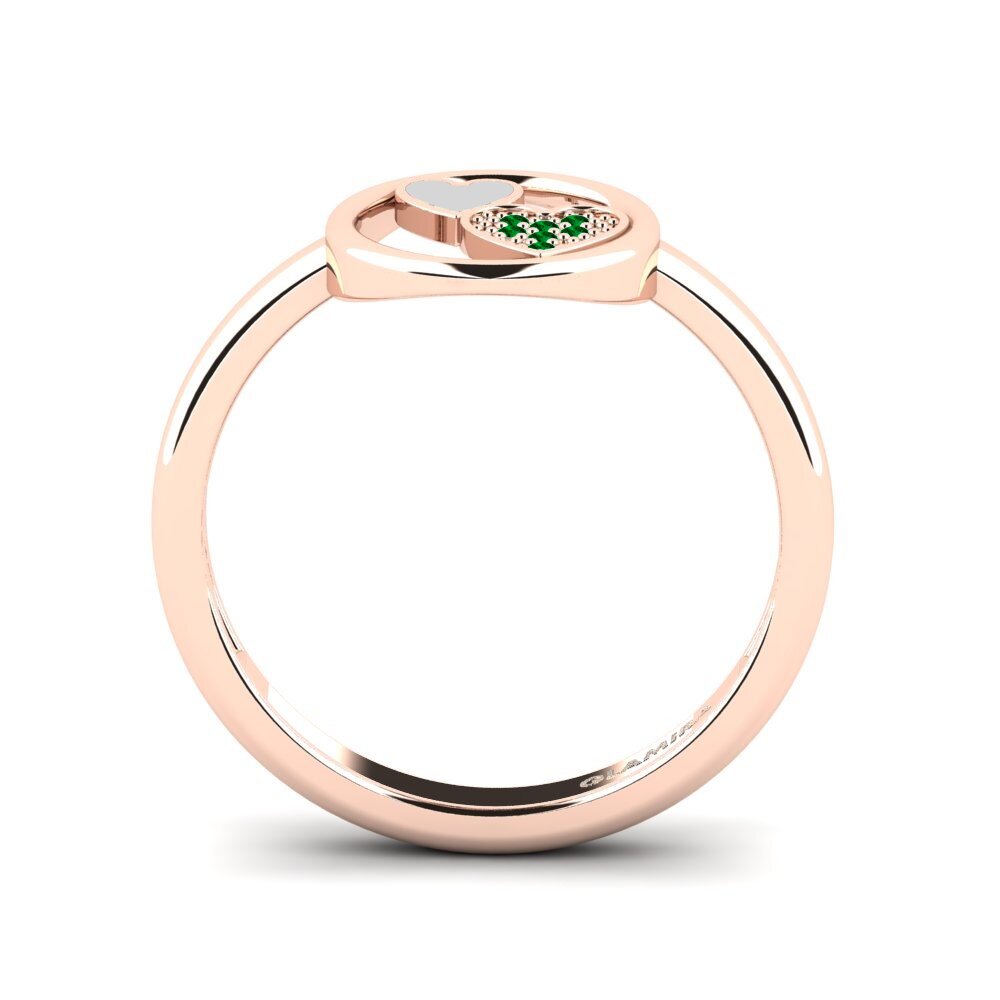 Grüner Zirkonia Ring Decant