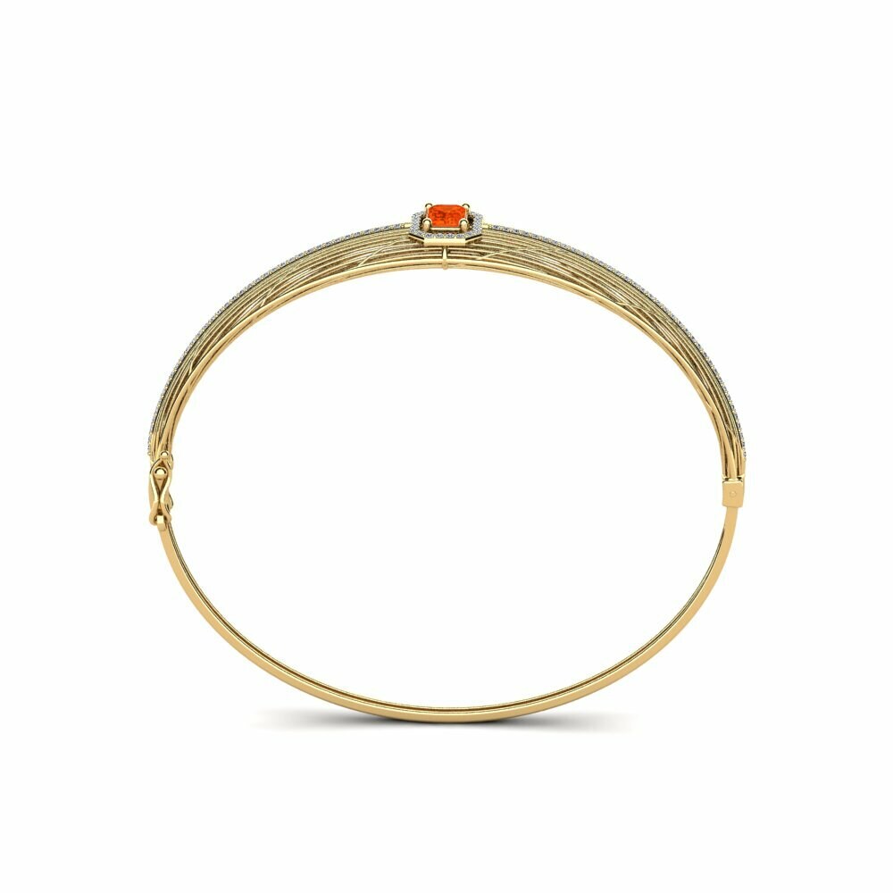 Fire-Opal Women's Bangle Dee