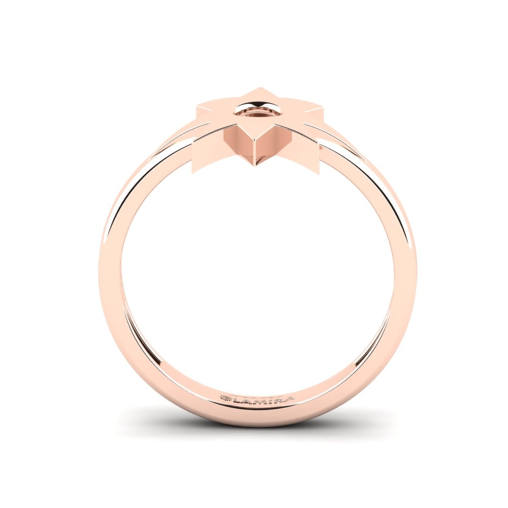 9k Oro Rosa Anillo Deenar