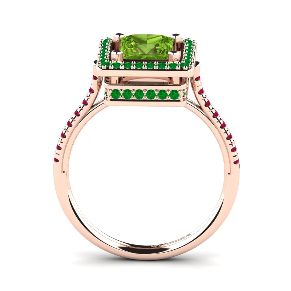 Peridot Engagement Ring Delonne