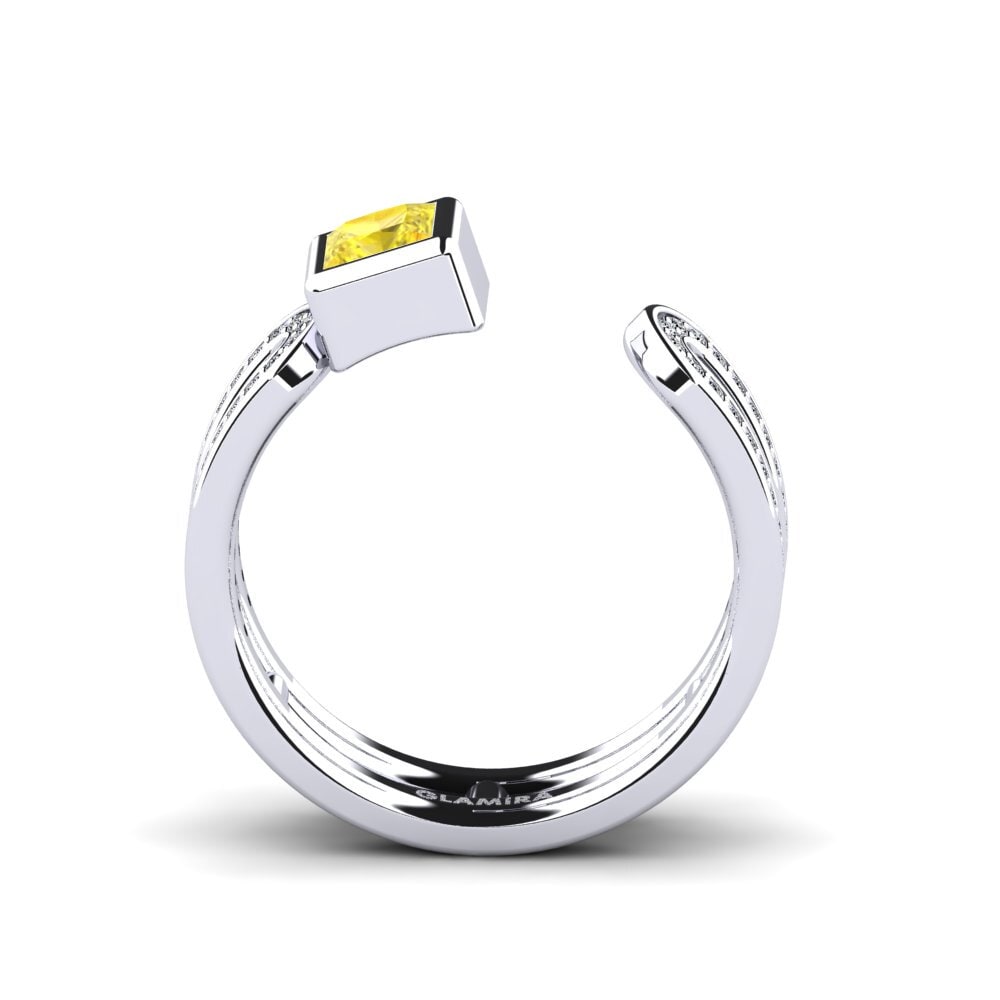 Zafiro amarillo Anillo Deloray