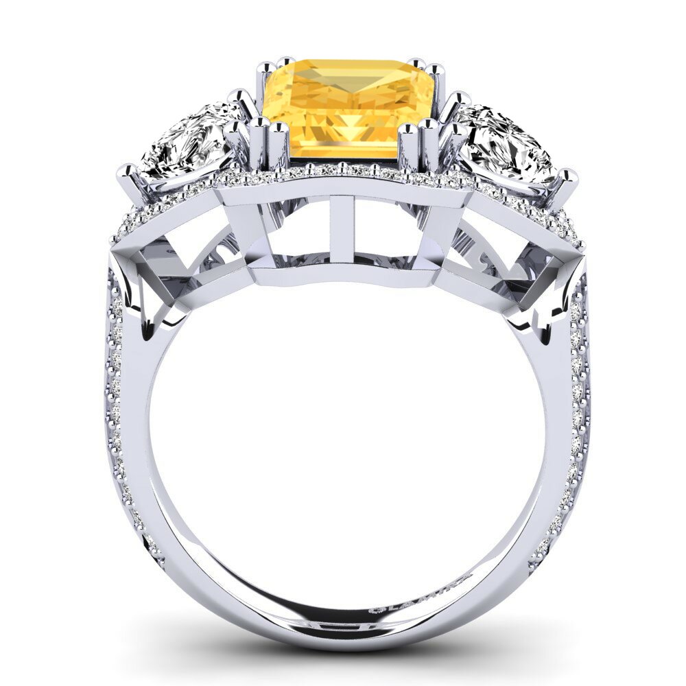 Citrine Engagement Ring Demaura