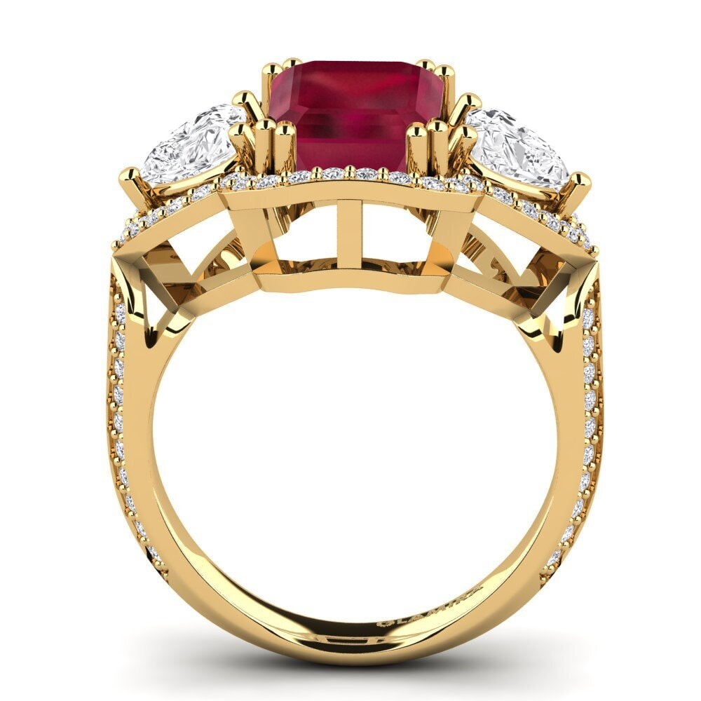 Ruby Engagement Ring Demaura
