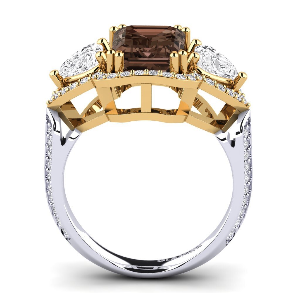 14ct Yellow / White Gold Engagement Ring Demaura