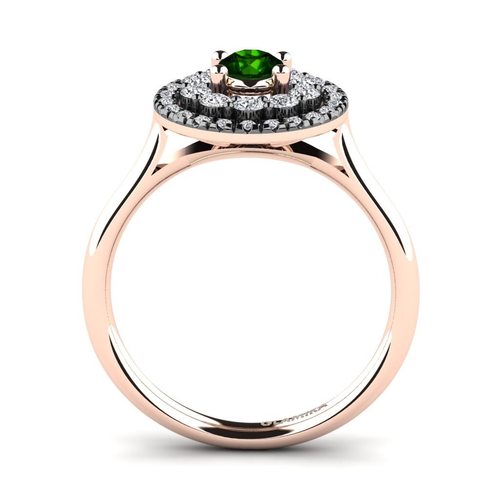 Green Tourmaline Engagement Ring Denny