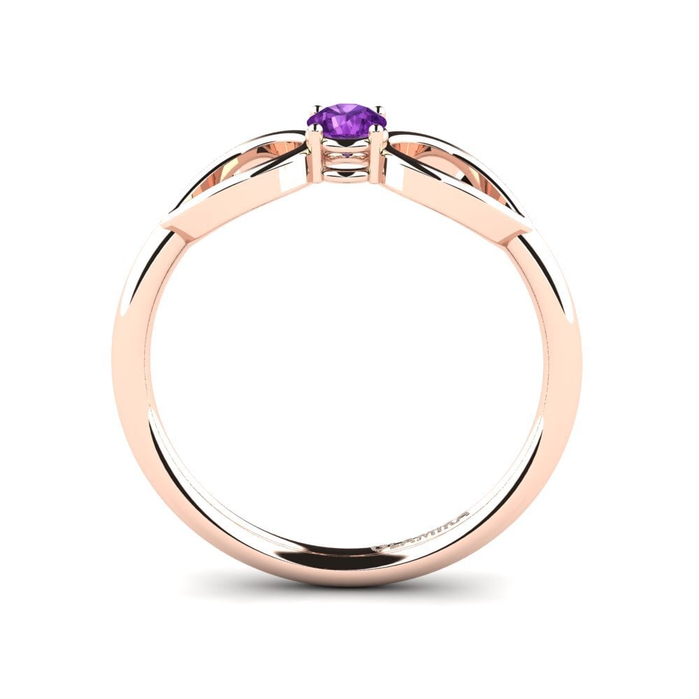 Amethyst Engagement Ring Derivel