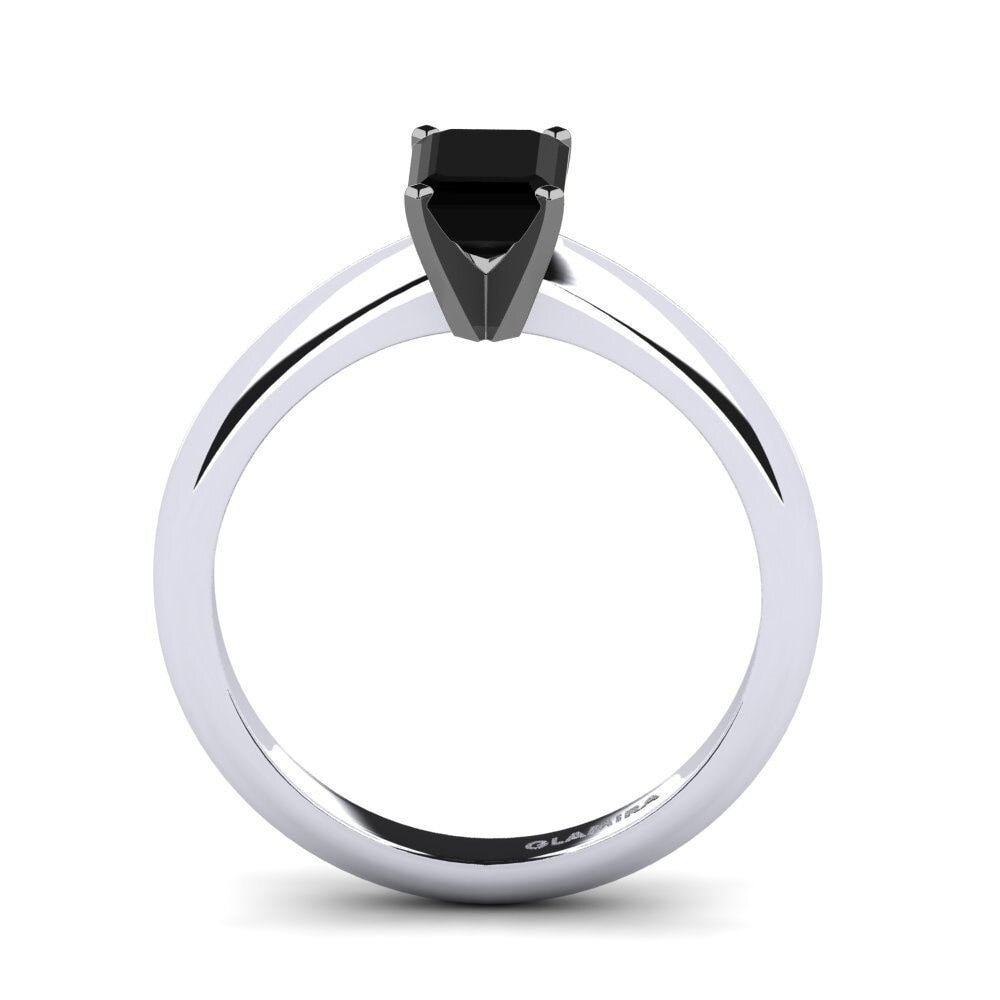 Black Onyx Engagement Ring Dessie