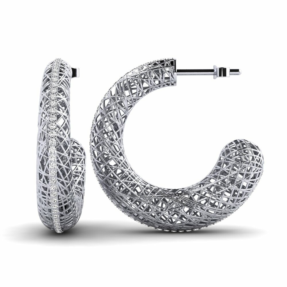 Moissanite Boucle d'oreille femme Detahant