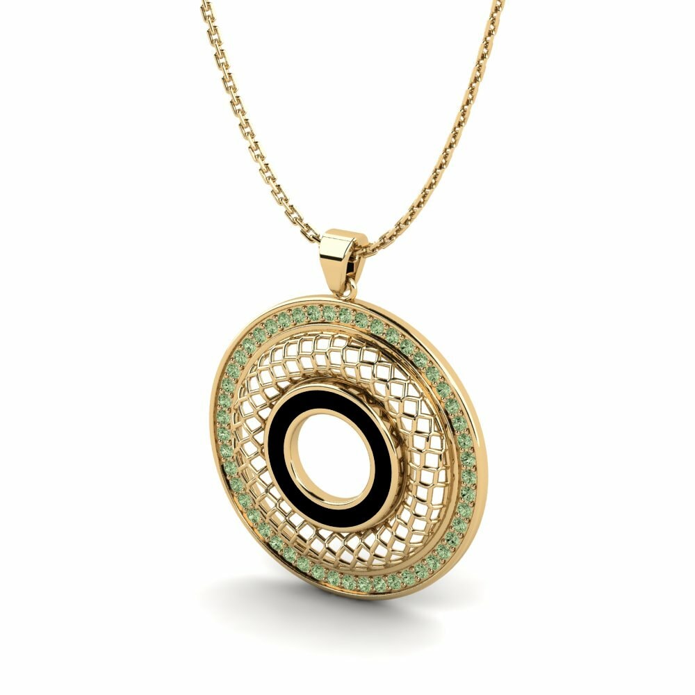 Diamante Verde Colgante de Mujer Dgeard
