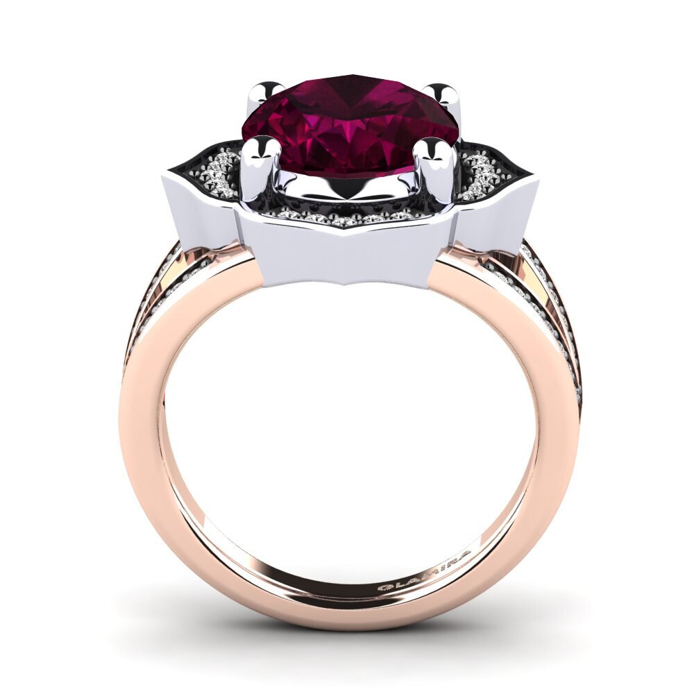 Rhodolite Garnet Ring Diane