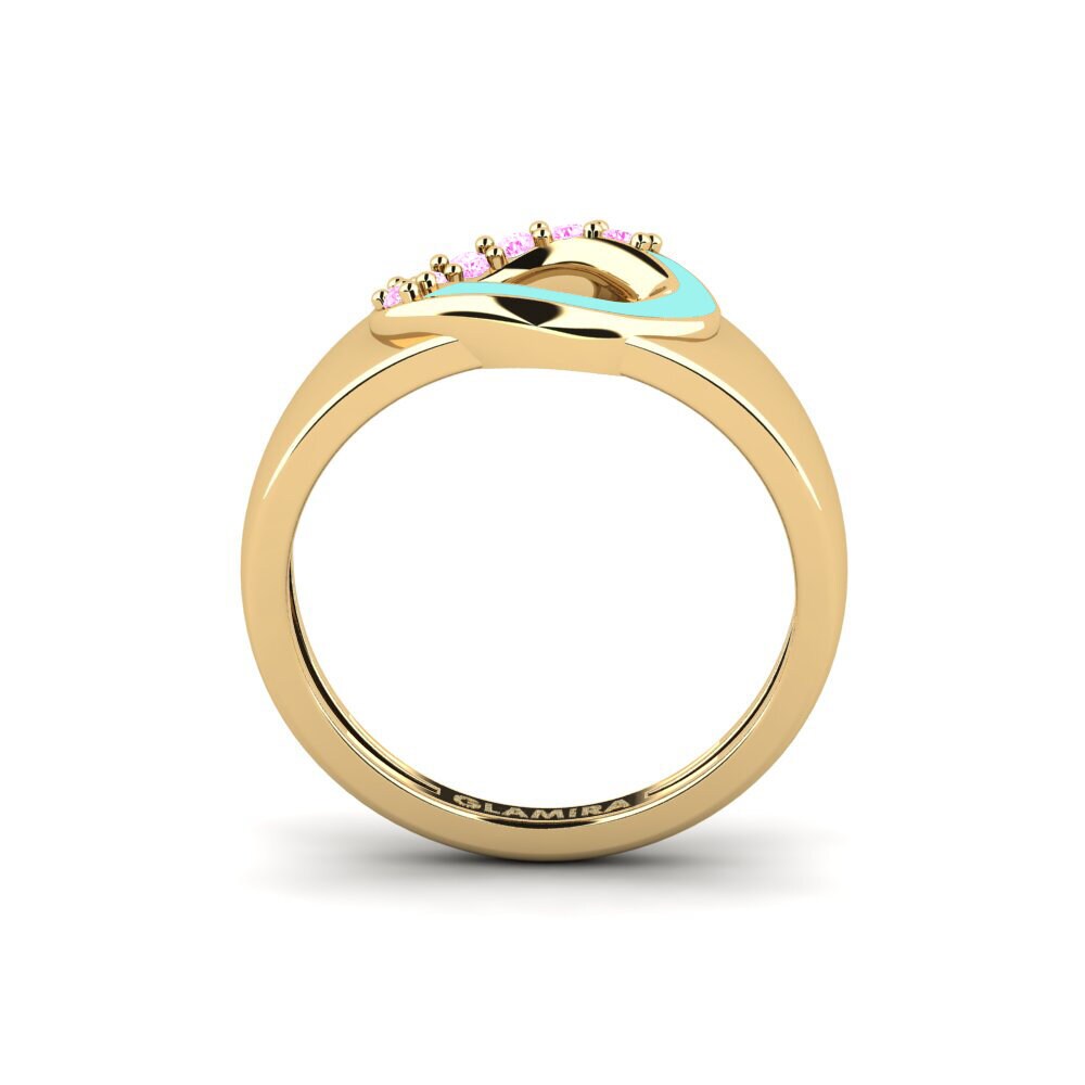 Pink Sapphire Pinky Ring Diep