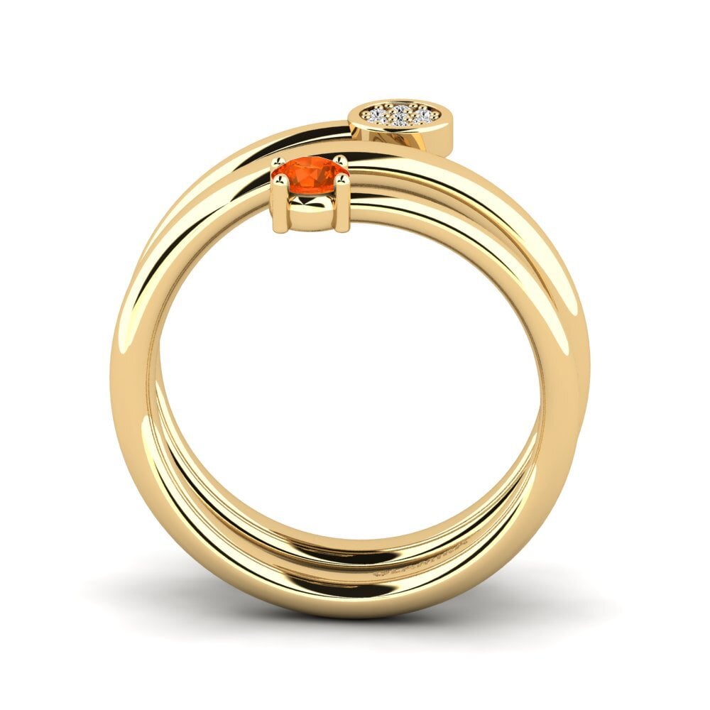 Ópalo Fuego Anillo Dikibyr