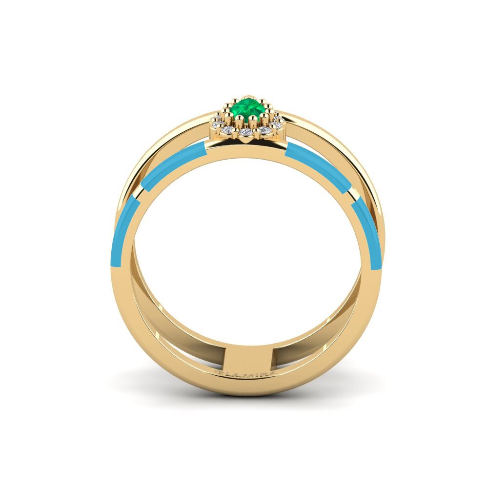 Smaragd Ring Divertido