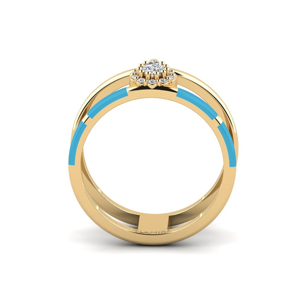 Moissanit Ring Divertido