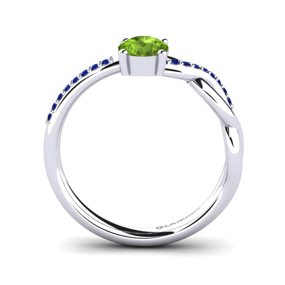 Peridot Engagement Ring Dobrila