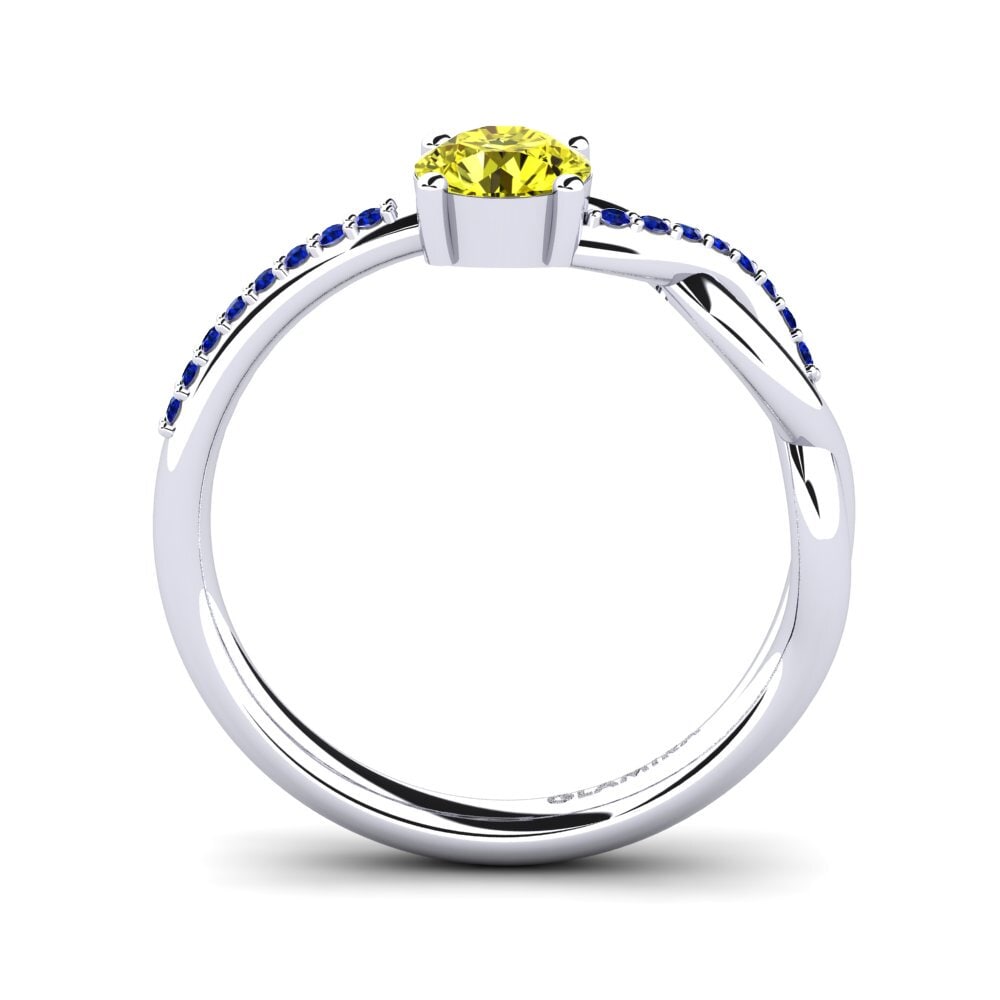 Yellow Diamond Engagement Ring Dobrila